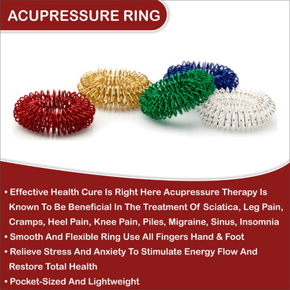 ACCUPRESSURE RING - SET OF 5