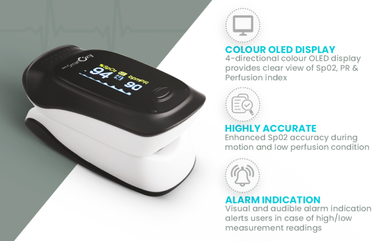 BPL Medical Technologies Smart Oxy Finger Tip Pulse Oximeter - Image 2