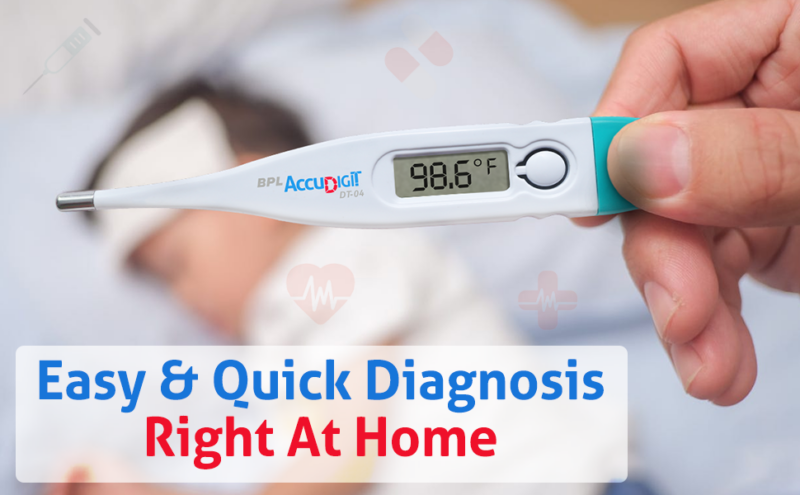 BPL Medical Technologies Accudigit DT-04 Mercury-Free Digital Thermometer - Image 5